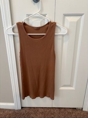 SKIMS Ribbed Tank Top - Cocoa Brown